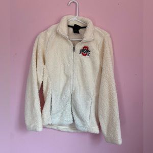 Ohio State Sherpa zip up